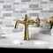 Kingston Brass KS3547RX Single-Handle Bathroom Faucet with Push Pop-Up, Brushed Brass KS3547RX - alternate 2